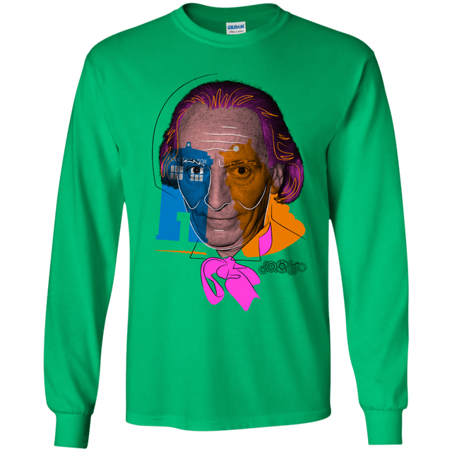 T-Shirts Irish Green / YS Doctor Warwhol 1 Youth Long Sleeve T-Shirt