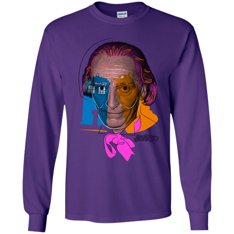 T-Shirts Purple / YS Doctor Warwhol 1 Youth Long Sleeve T-Shirt