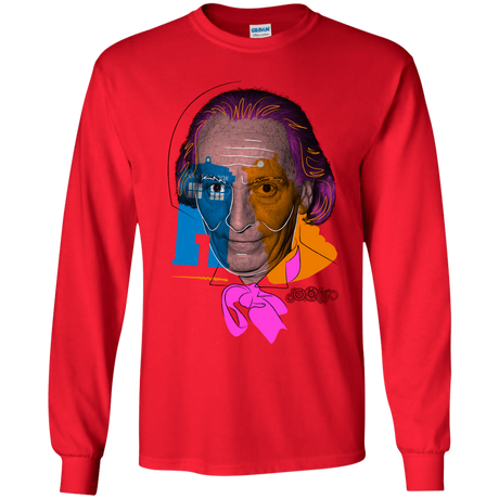 T-Shirts Red / YS Doctor Warwhol 1 Youth Long Sleeve T-Shirt
