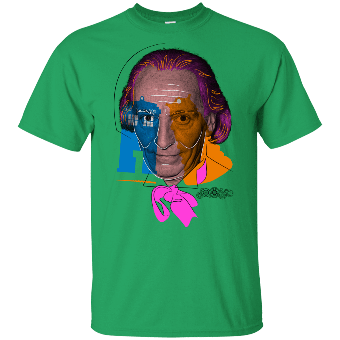 T-Shirts Irish Green / YXS Doctor Warwhol 1 Youth T-Shirt