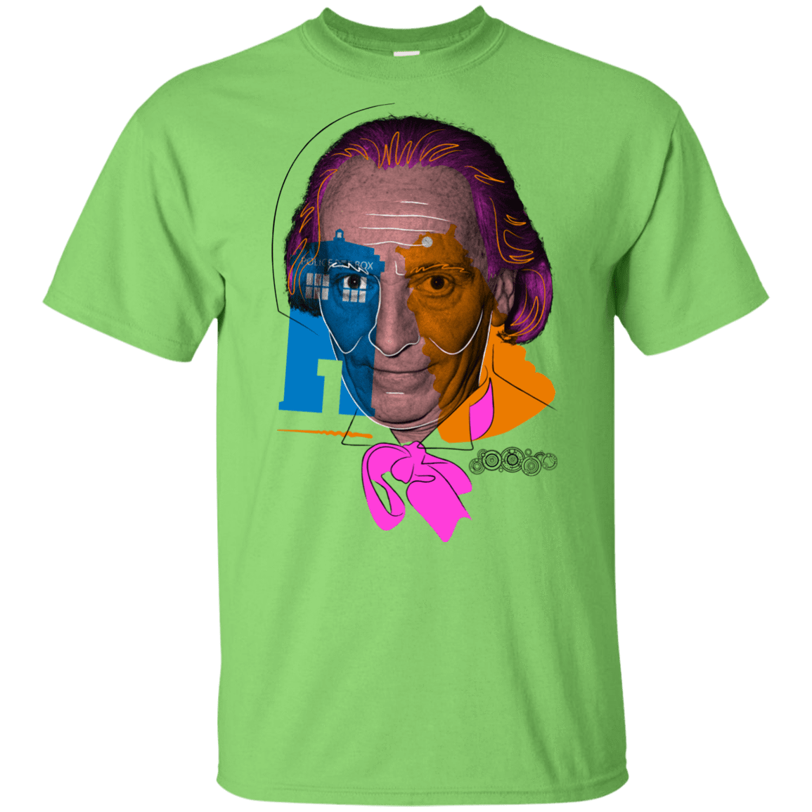 T-Shirts Lime / YXS Doctor Warwhol 1 Youth T-Shirt