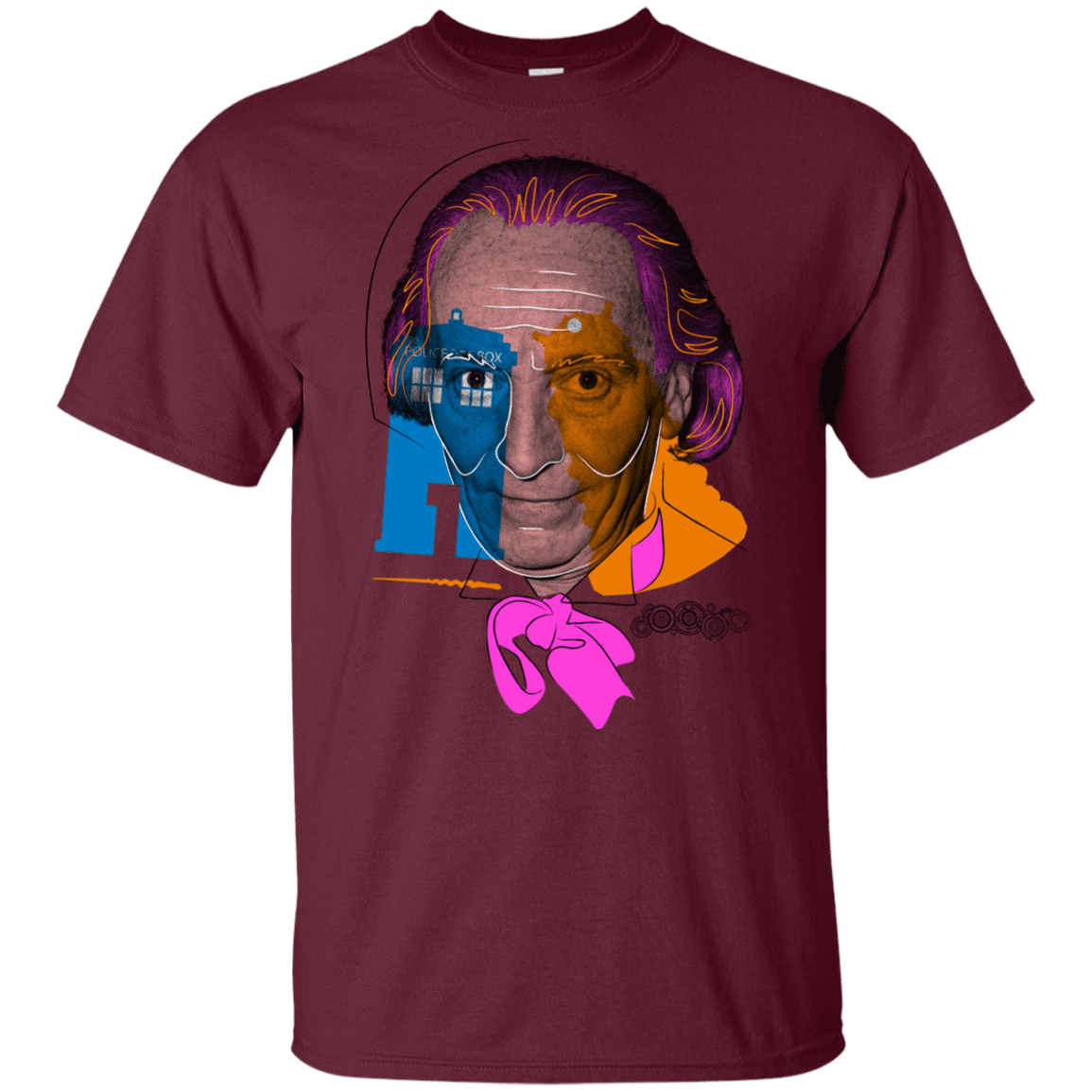 T-Shirts Maroon / YXS Doctor Warwhol 1 Youth T-Shirt