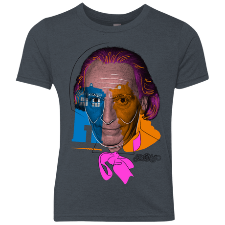 T-Shirts Vintage Navy / YXS Doctor Warwhol 1 Youth Triblend T-Shirt