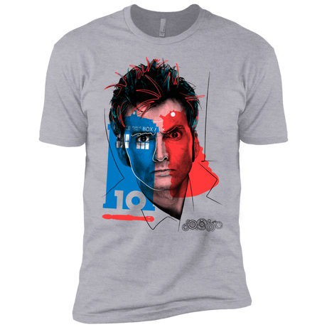 T-Shirts Heather Grey / YXS Doctor Warwhol 10 Boys Premium T-Shirt
