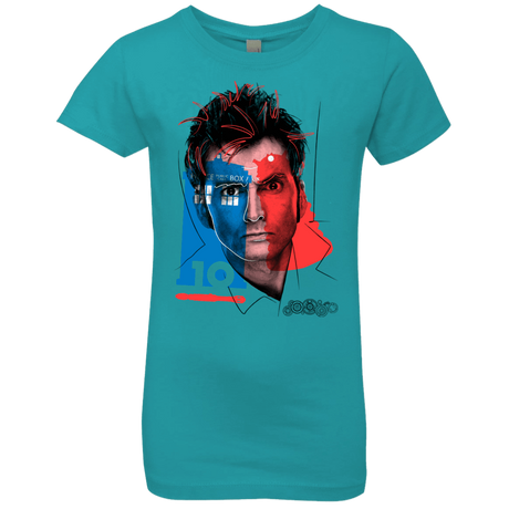 T-Shirts Tahiti Blue / YXS Doctor Warwhol 10 Girls Premium T-Shirt