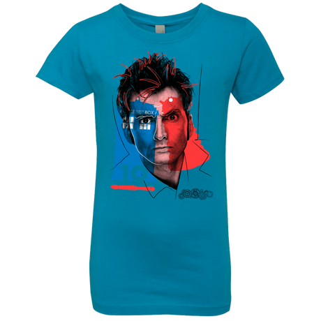 T-Shirts Turquoise / YXS Doctor Warwhol 10 Girls Premium T-Shirt