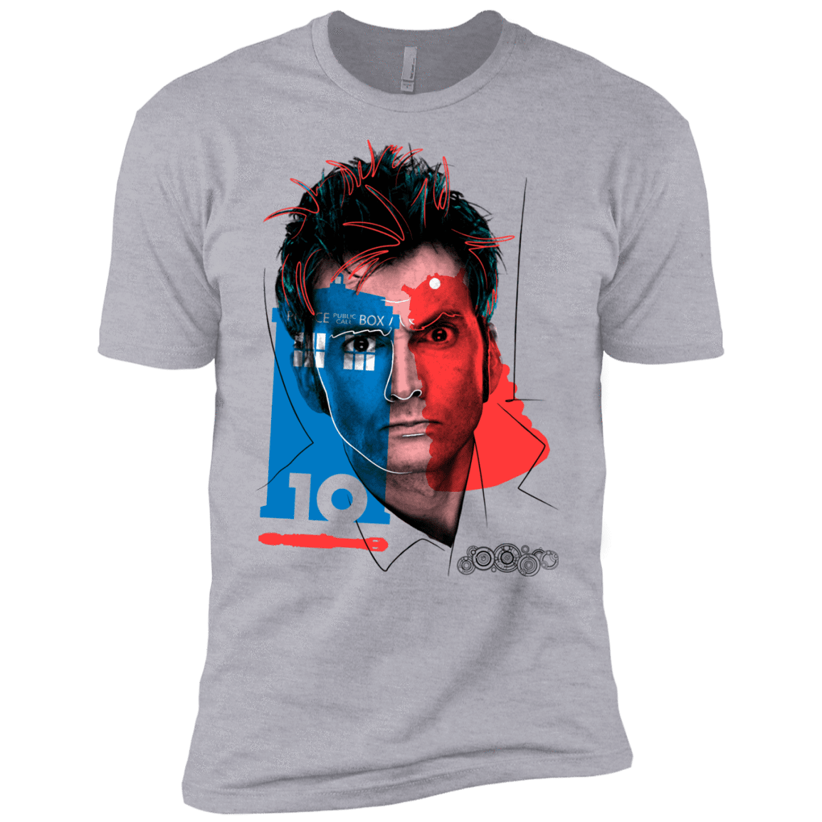 T-Shirts Heather Grey / X-Small Doctor Warwhol 10 Men's Premium T-Shirt
