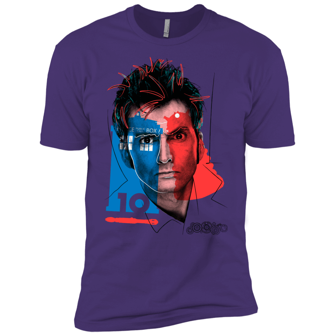 T-Shirts Purple Rush/ / X-Small Doctor Warwhol 10 Men's Premium T-Shirt