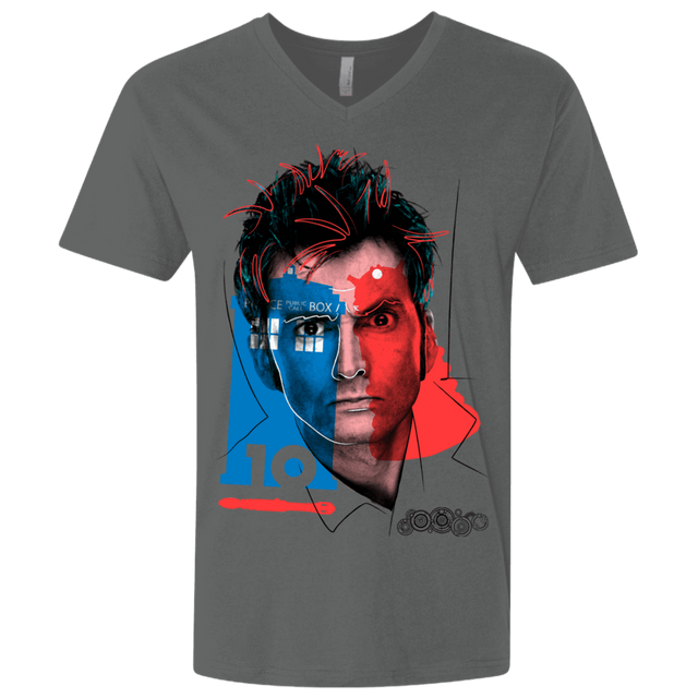 T-Shirts Heavy Metal / X-Small Doctor Warwhol 10 Men's Premium V-Neck