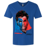 T-Shirts Royal / X-Small Doctor Warwhol 10 Men's Premium V-Neck