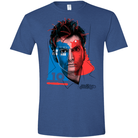 T-Shirts Heather Royal / X-Small Doctor Warwhol 10 Men's Semi-Fitted Softstyle