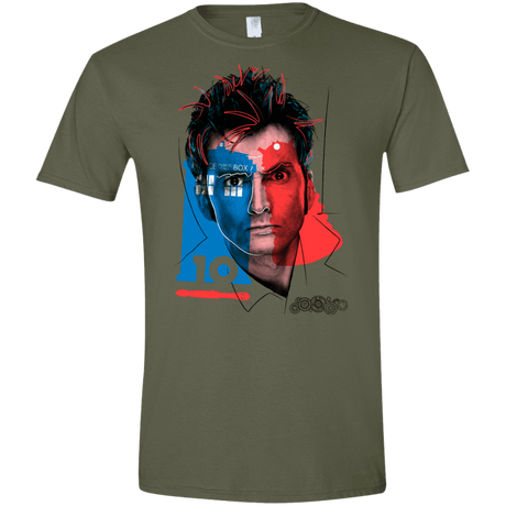 T-Shirts Military Green / S Doctor Warwhol 10 Men's Semi-Fitted Softstyle