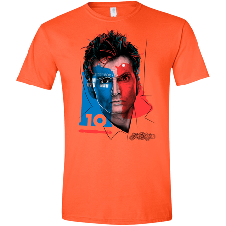 T-Shirts Orange / S Doctor Warwhol 10 Men's Semi-Fitted Softstyle