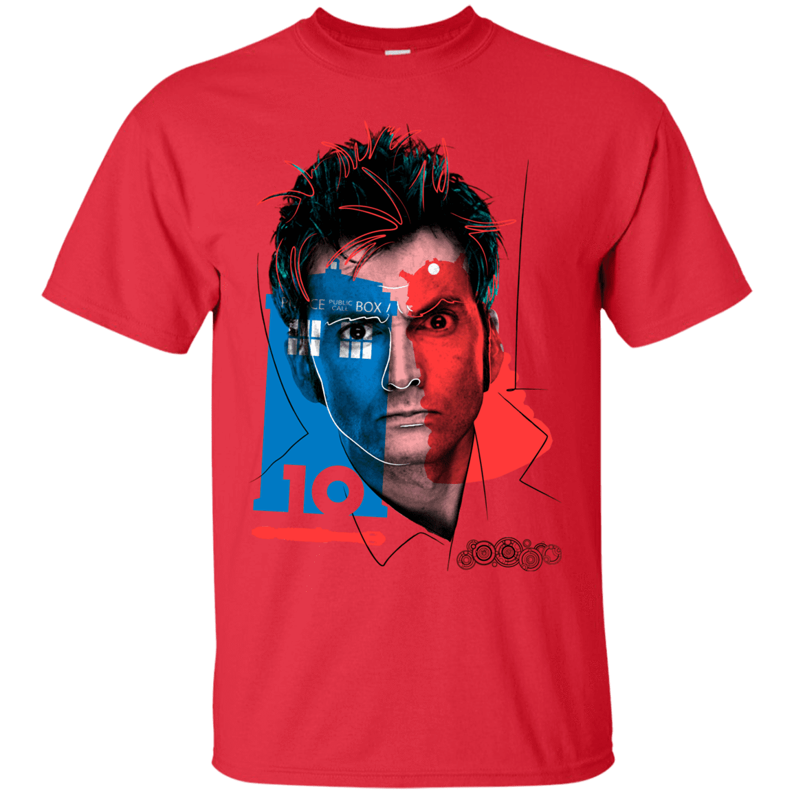 T-Shirts Red / S Doctor Warwhol 10 T-Shirt