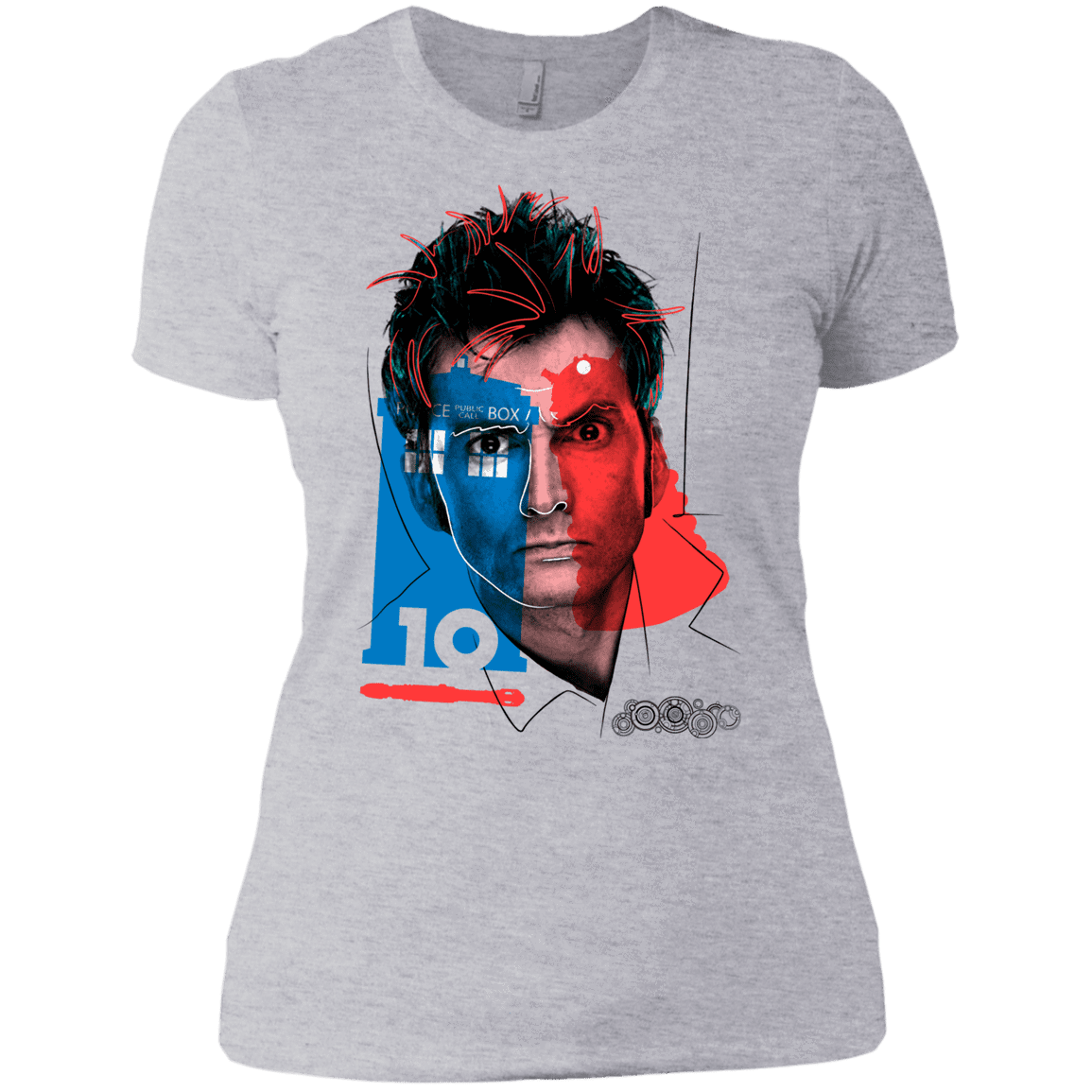 T-Shirts Heather Grey / X-Small Doctor Warwhol 10 Women's Premium T-Shirt