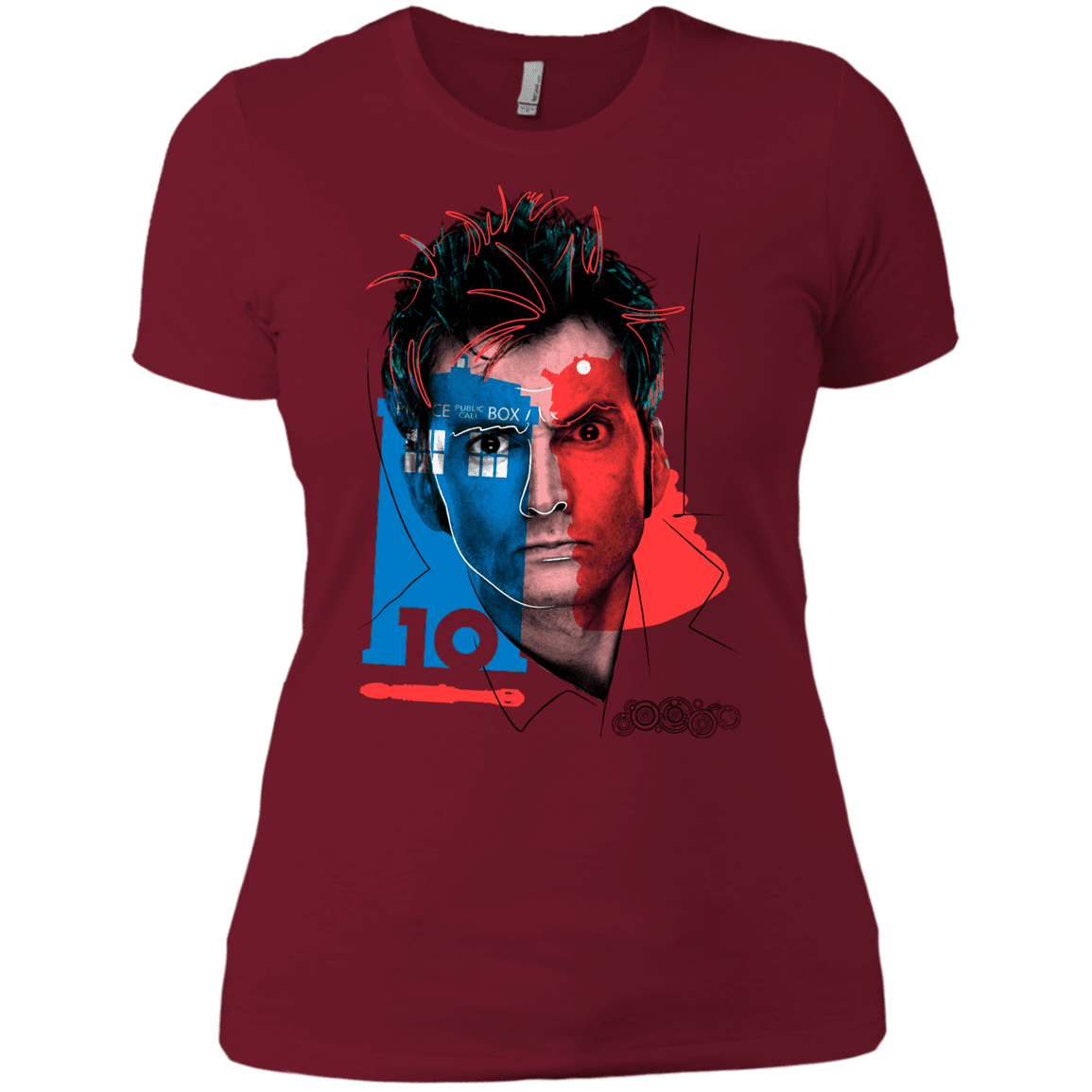 T-Shirts Scarlet / X-Small Doctor Warwhol 10 Women's Premium T-Shirt