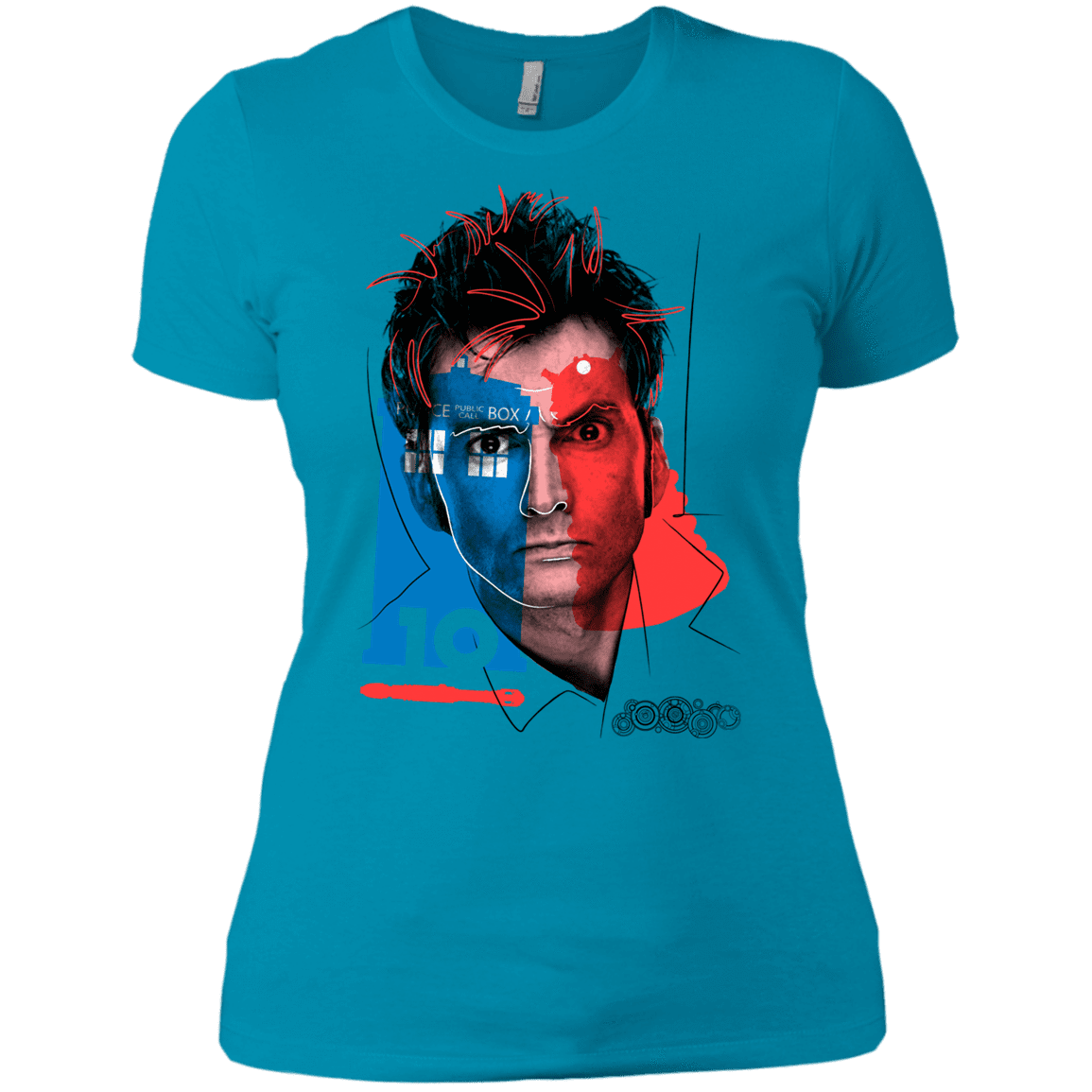 T-Shirts Turquoise / X-Small Doctor Warwhol 10 Women's Premium T-Shirt