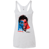 T-Shirts Heather White / X-Small Doctor Warwhol 10 Women's Triblend Racerback Tank