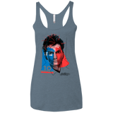 T-Shirts Indigo / X-Small Doctor Warwhol 10 Women's Triblend Racerback Tank