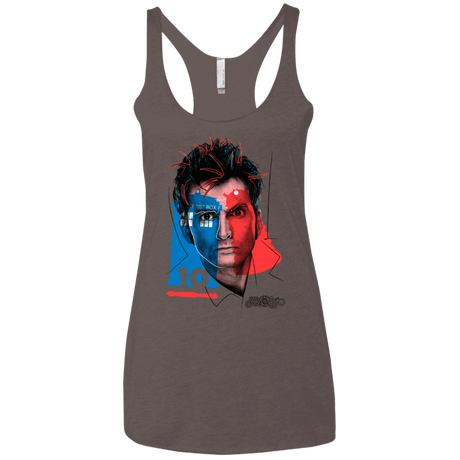 T-Shirts Macchiato / X-Small Doctor Warwhol 10 Women's Triblend Racerback Tank