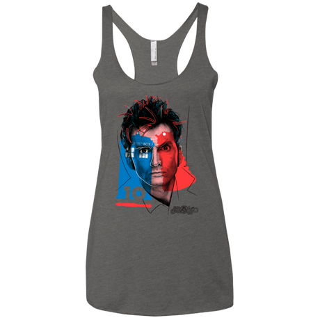 T-Shirts Premium Heather / X-Small Doctor Warwhol 10 Women's Triblend Racerback Tank