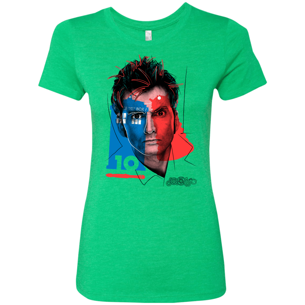 T-Shirts Envy / S Doctor Warwhol 10 Women's Triblend T-Shirt