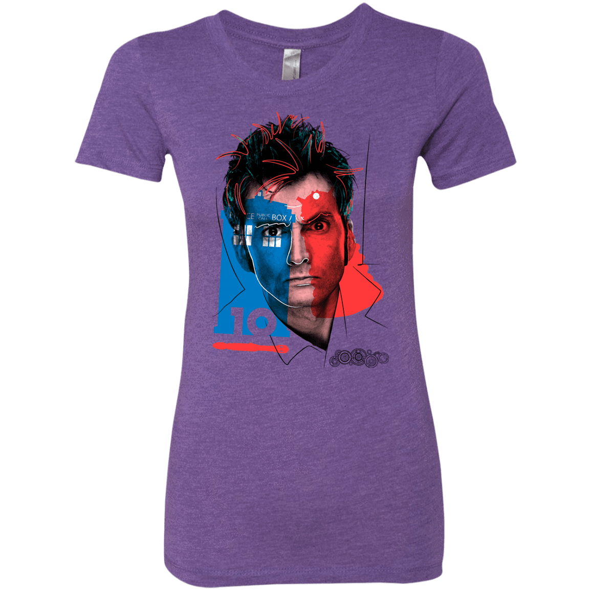 T-Shirts Purple Rush / S Doctor Warwhol 10 Women's Triblend T-Shirt