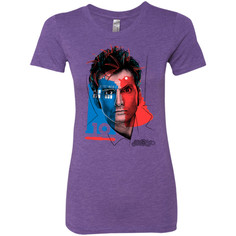 T-Shirts Purple Rush / S Doctor Warwhol 10 Women's Triblend T-Shirt