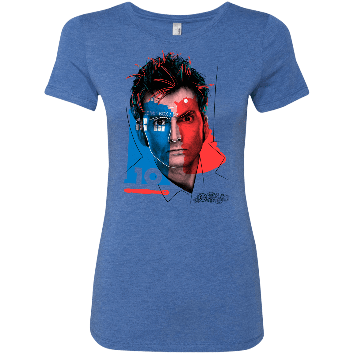 T-Shirts Vintage Royal / S Doctor Warwhol 10 Women's Triblend T-Shirt