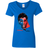 T-Shirts Royal / S Doctor Warwhol 10 Women's V-Neck T-Shirt