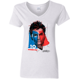 T-Shirts White / S Doctor Warwhol 10 Women's V-Neck T-Shirt