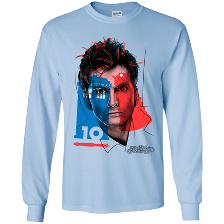 T-Shirts Light Blue / YS Doctor Warwhol 10 Youth Long Sleeve T-Shirt