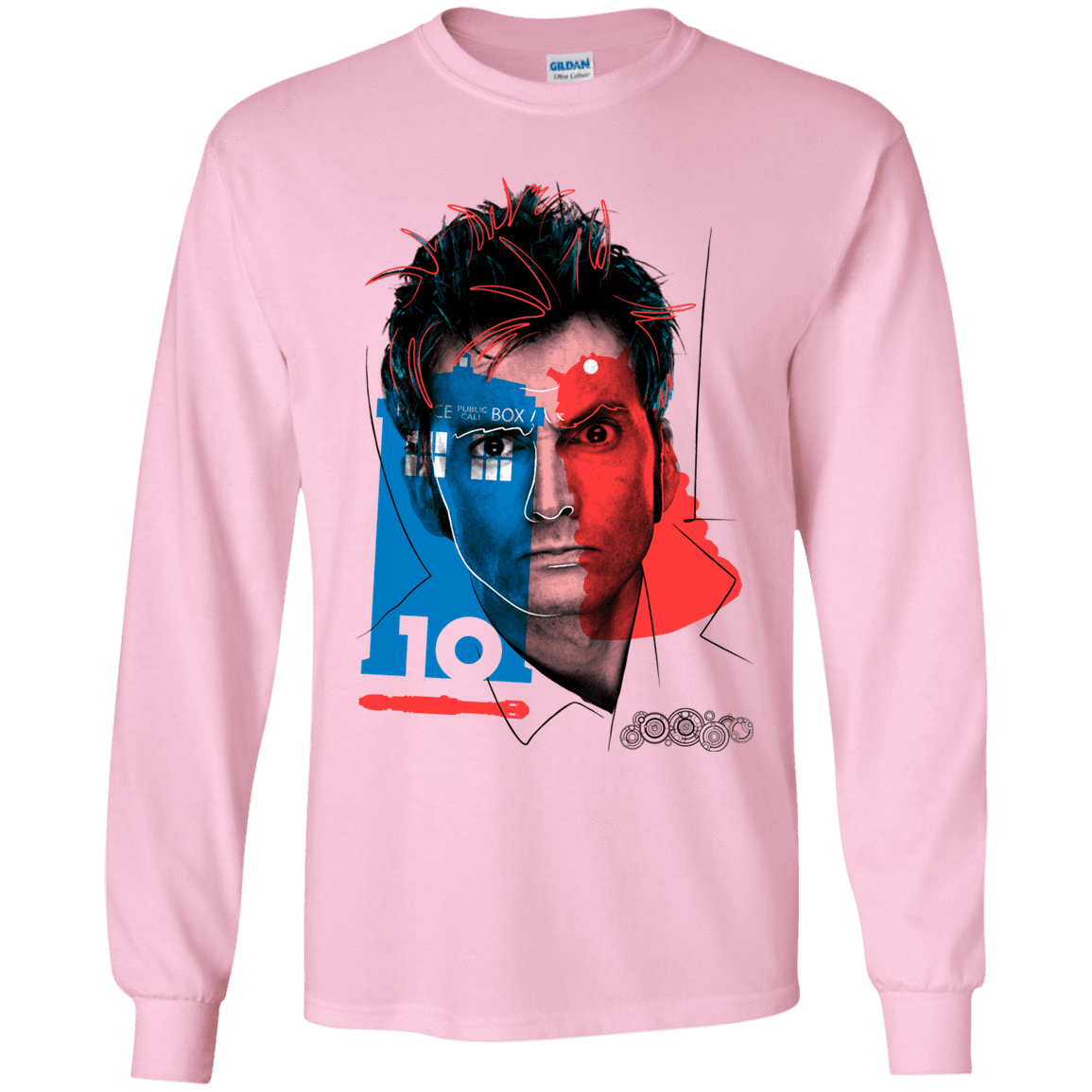 T-Shirts Light Pink / YS Doctor Warwhol 10 Youth Long Sleeve T-Shirt