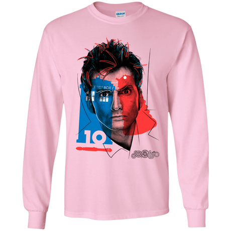 T-Shirts Light Pink / YS Doctor Warwhol 10 Youth Long Sleeve T-Shirt