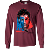 T-Shirts Maroon / YS Doctor Warwhol 10 Youth Long Sleeve T-Shirt