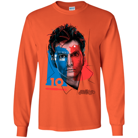 T-Shirts Orange / YS Doctor Warwhol 10 Youth Long Sleeve T-Shirt