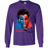 T-Shirts Purple / YS Doctor Warwhol 10 Youth Long Sleeve T-Shirt