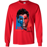 T-Shirts Red / YS Doctor Warwhol 10 Youth Long Sleeve T-Shirt