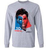 T-Shirts Sport Grey / YS Doctor Warwhol 10 Youth Long Sleeve T-Shirt