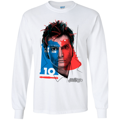 T-Shirts White / YS Doctor Warwhol 10 Youth Long Sleeve T-Shirt