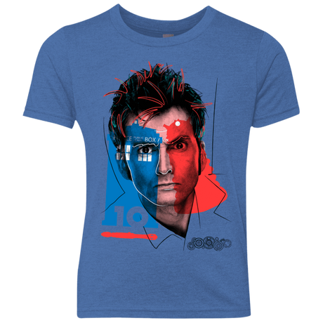 T-Shirts Vintage Royal / YXS Doctor Warwhol 10 Youth Triblend T-Shirt