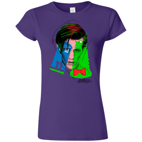 T-Shirts Purple / S Doctor Warwhol 11 Junior Slimmer-Fit T-Shirt