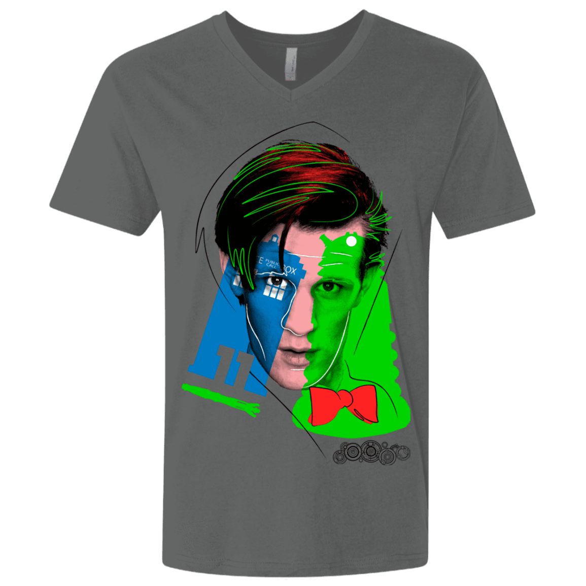T-Shirts Heavy Metal / X-Small Doctor Warwhol 11 Men's Premium V-Neck