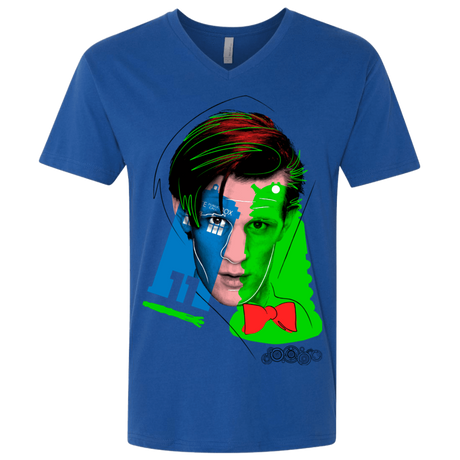 T-Shirts Royal / X-Small Doctor Warwhol 11 Men's Premium V-Neck