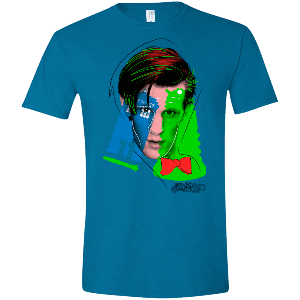 T-Shirts Antique Sapphire / S Doctor Warwhol 11 Men's Semi-Fitted Softstyle