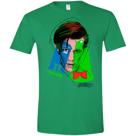 T-Shirts Heather Irish Green / S Doctor Warwhol 11 Men's Semi-Fitted Softstyle