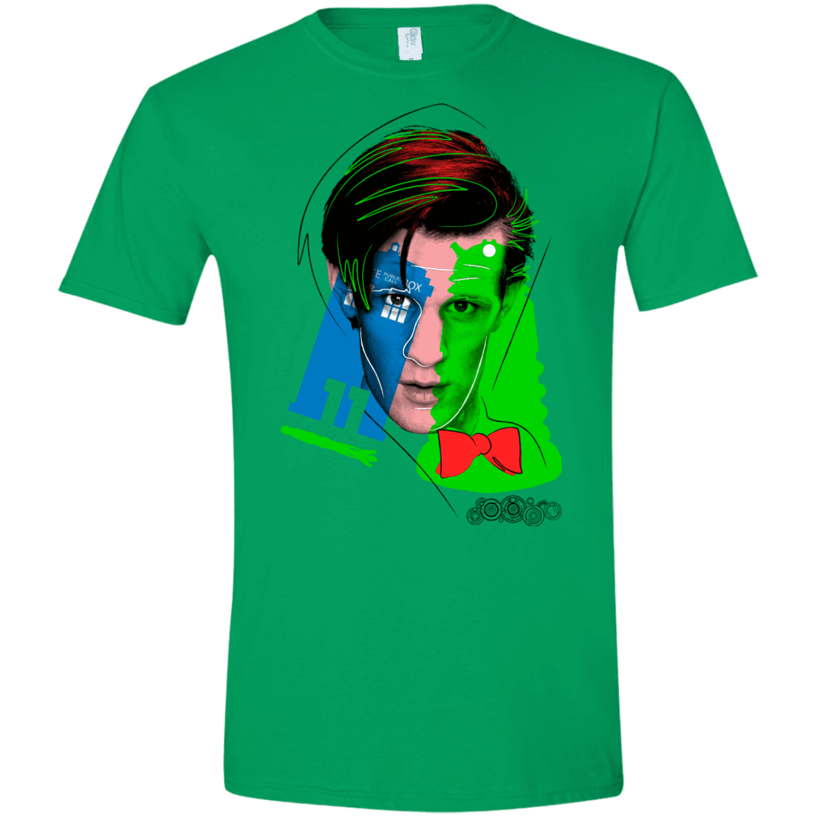 T-Shirts Irish Green / S Doctor Warwhol 11 Men's Semi-Fitted Softstyle