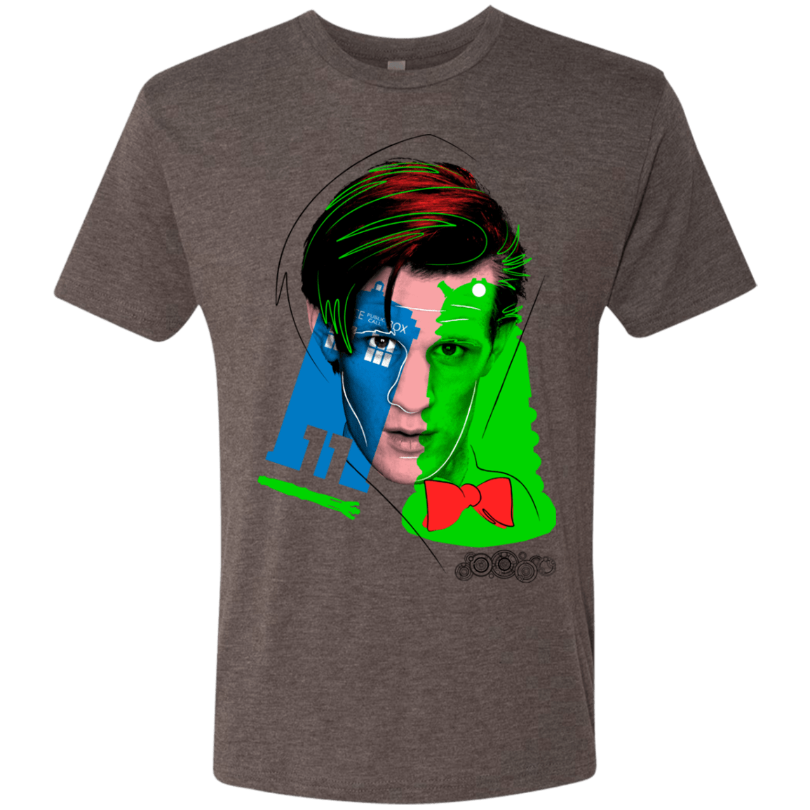 T-Shirts Macchiato / S Doctor Warwhol 11 Men's Triblend T-Shirt