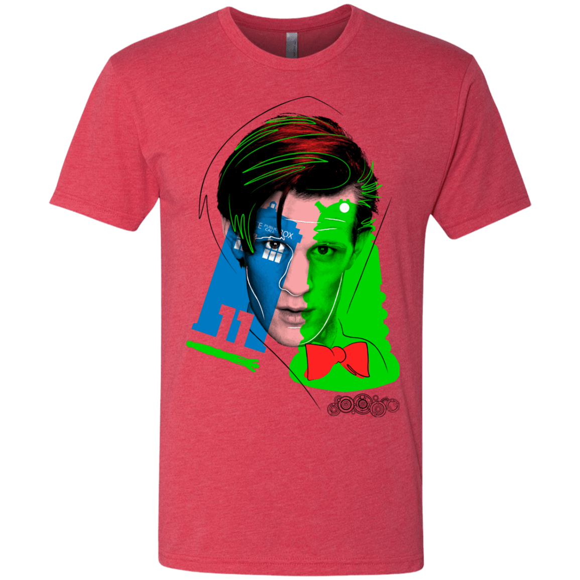 T-Shirts Vintage Red / S Doctor Warwhol 11 Men's Triblend T-Shirt