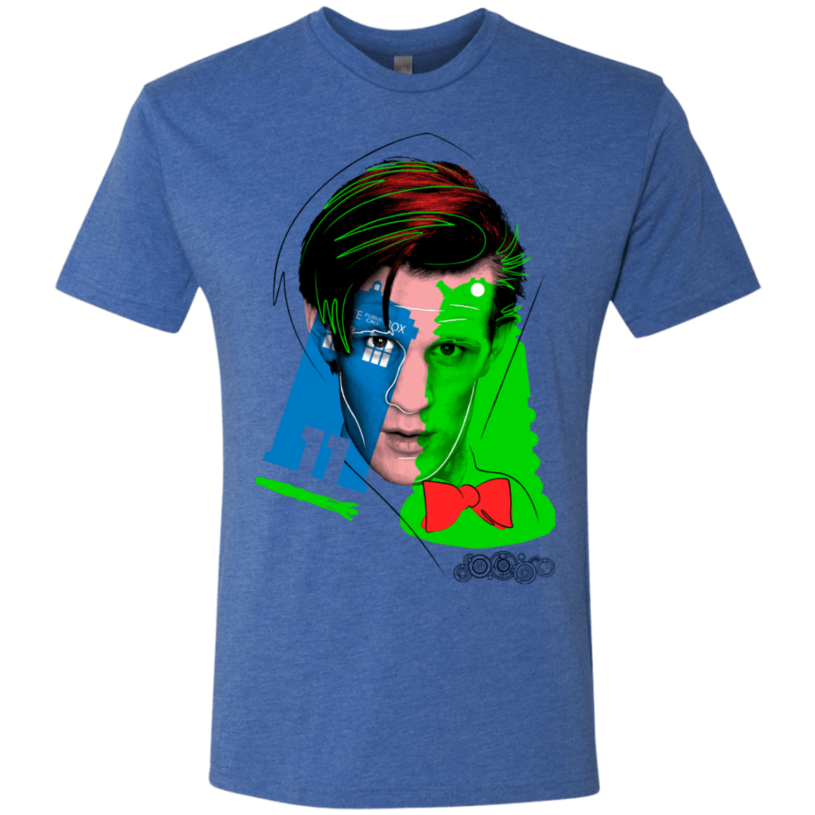 T-Shirts Vintage Royal / S Doctor Warwhol 11 Men's Triblend T-Shirt